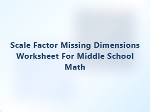 Finding Missing Dimensions with Scale Factors